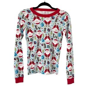 NWT Hanna Andersson Santa Claus Christmas Organic Cotton PJ Top Youth Sz 14